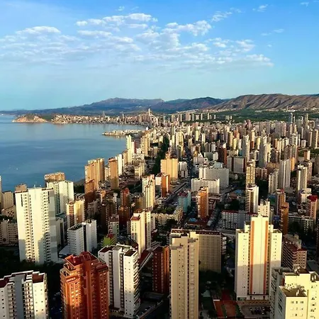 Luxurious 2Br Sea Panoramic View Pool Gym Apartment Benidorm Exterior photo